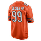 Choea C.Bears #99 Gervon Dexter Sr. Player Orange Home Game Stitched Jerseys