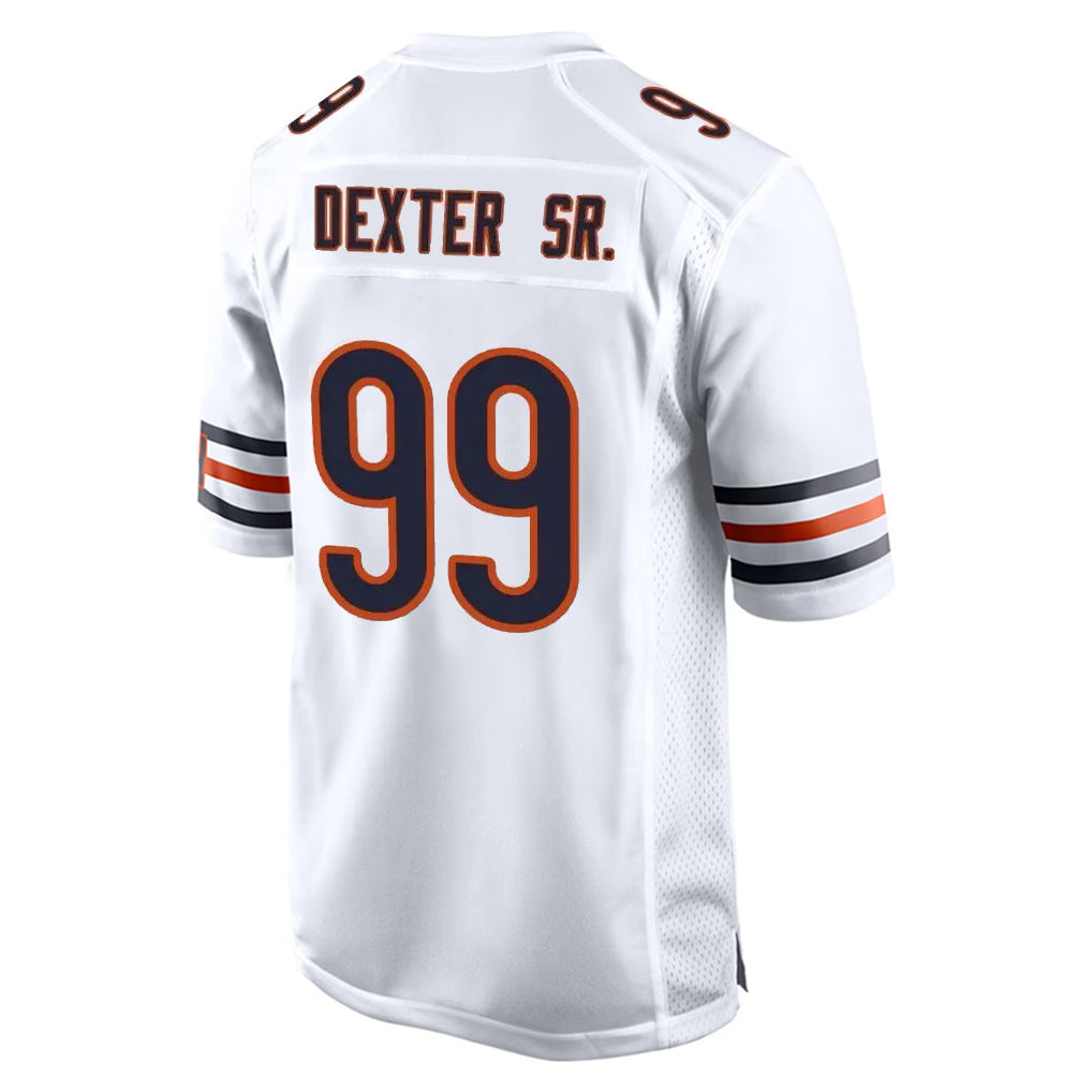 Choea C.Bears #99 Gervon Dexter Sr. Player White Home Game Stitched Jerseys