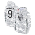 Choea C.Bears #9 Jim McMahon Player Arctic Camo Salute to Service Pullover Hoodies Limited Stitched Jerseys
