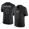 Choea C.Bears #9 Jim McMahon Player Black REFLECTIVE Limited Game Stitched Jerseys