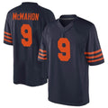 Choea C.Bears #9 Jim McMahon Player Navy Blue Alternate Game Stitched Jerseys