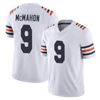 Choea C.Bears #9 Jim McMahon Player White Classic Vapor Limited Home Game Stitched Jerseys