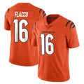 Choea C.Bengals #16 Joe Flacco Player Orange Vapor Untouchable Limited Home Game Stitched Jerseys