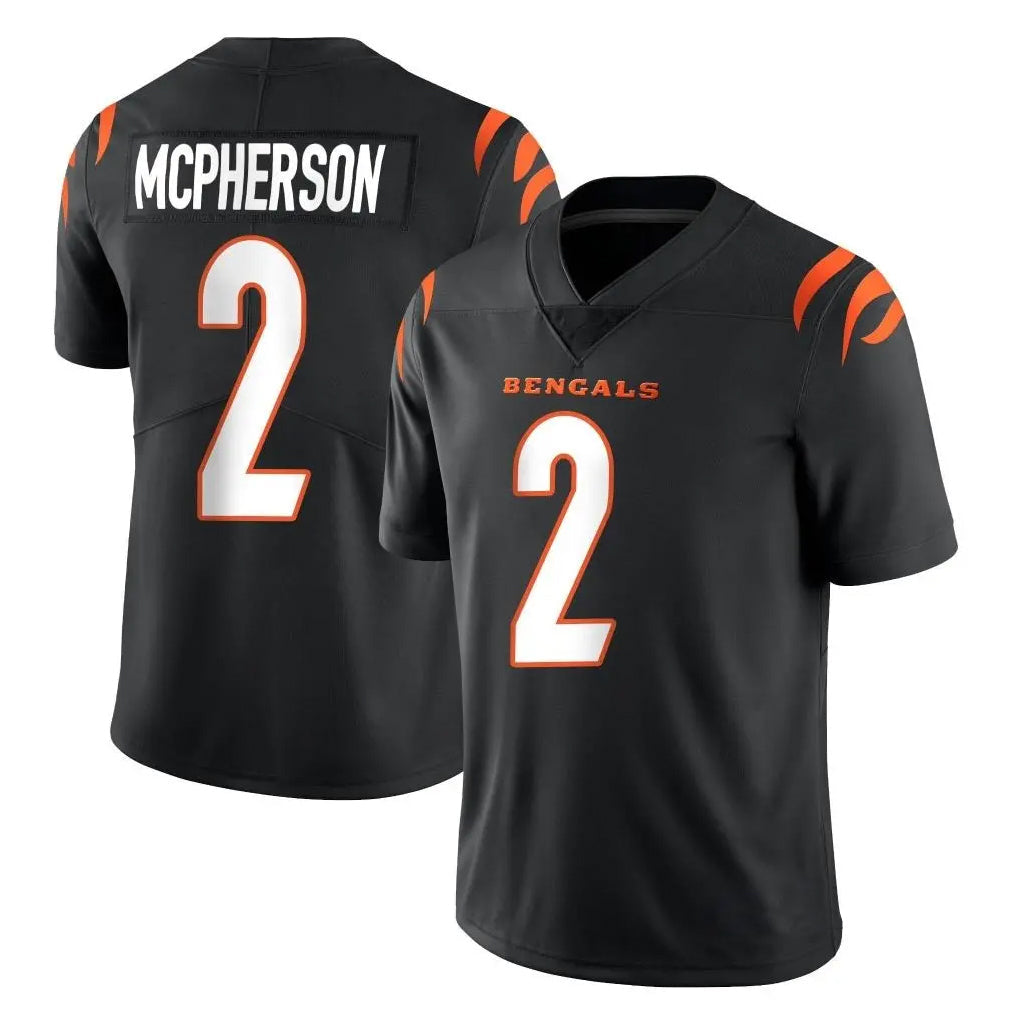 Choea C.Bengals #2 Evan McPherson Player Black Vapor Untouchable Limited Home Game Stitched Jerseys