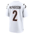 Choea C.Bengals #2 Evan McPherson Player White Home Game Stitched Jerseys