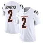 Choea C.Bengals #2 Evan McPherson Player White Vapor Untouchable Limited Home Game Stitched Jerseys