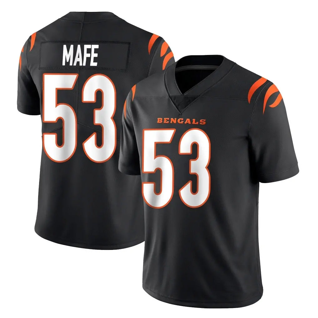 Choea C.Bengals #53 Boye Mafe Player Black Vapor Untouchable Limited Home Game Stitched Jerseys