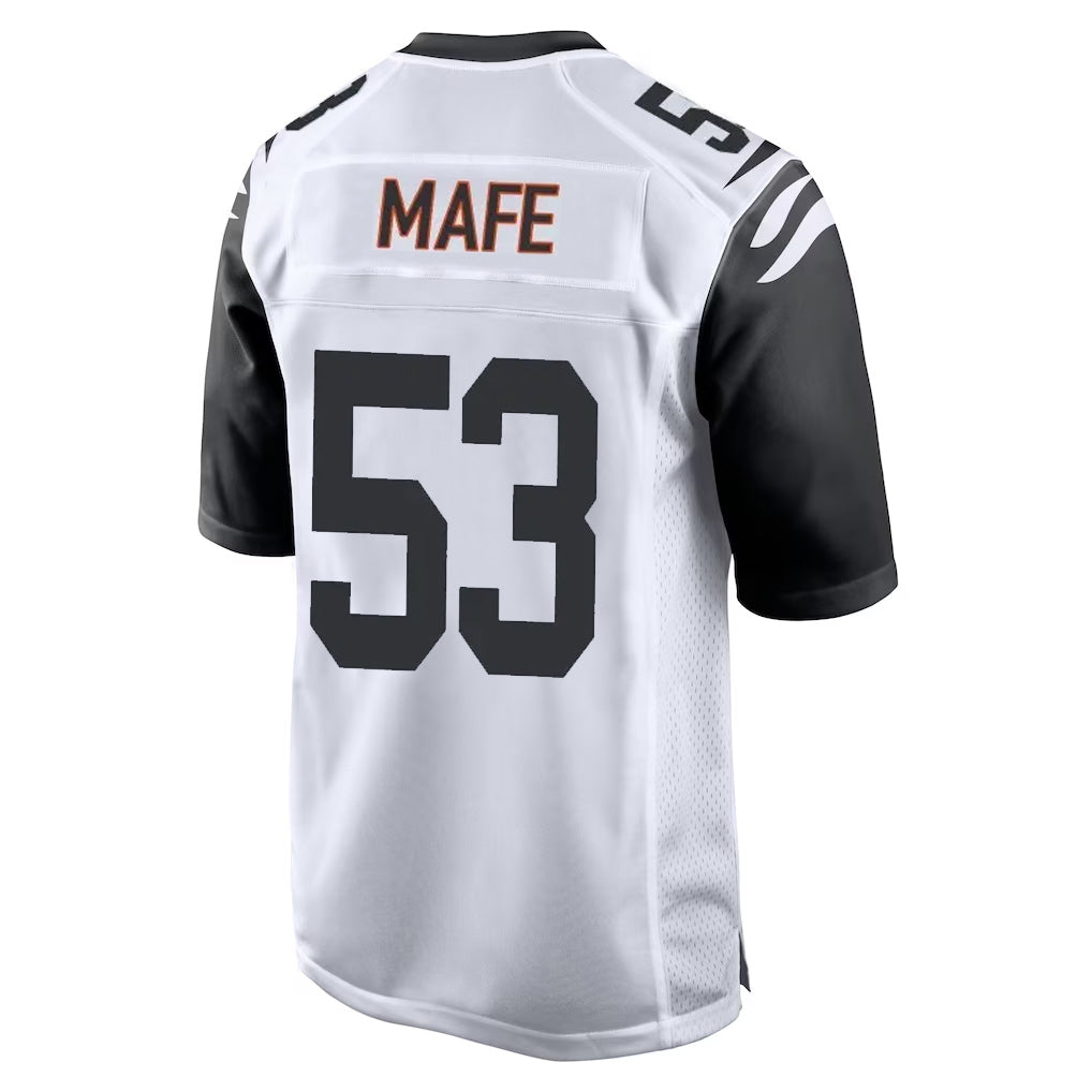 Choea C.Bengals #53 Boye Mafe Player White Alternate Home Game Stitched Jerseys