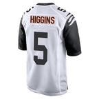 Choea C.Bengals #5 Tee Higgins Player White Alternate Home Game Stitched Jerseys