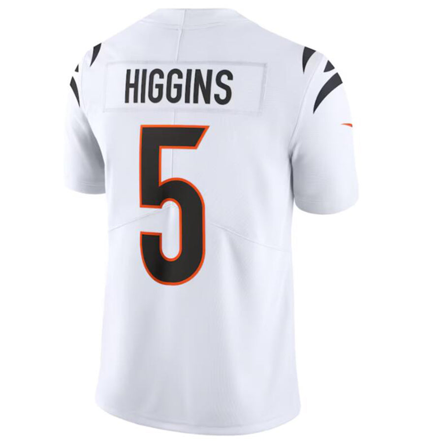 Choea C.Bengals #5 Tee Higgins White Vapor Untouchable Limited Jersey American Stitched Jerseys