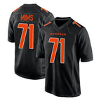 Choea C.Bengals #71 Amarius Mims Player Black Fashion Game Stitched Jerseys