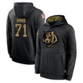 Choea C.Bengals #71 Amarius Mims Player Black Salute to Service Pullover Hoodies Limited Stitched Jerseys