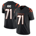 Choea C.Bengals #71 Amarius Mims Player Black Vapor F.U.S.E. Limited Home Game Stitched Jerseys