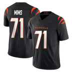 Choea C.Bengals #71 Amarius Mims Player Black Vapor F.U.S.E. Limited Home Game Stitched Jerseys