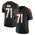 Choea C.Bengals #71 Amarius Mims Player Black Vapor Untouchable Limited Home Game Stitched Jerseys