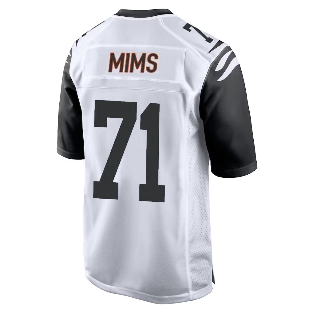 Choea C.Bengals #71 Amarius Mims Player White Alternate Home Game Stitched Jerseys