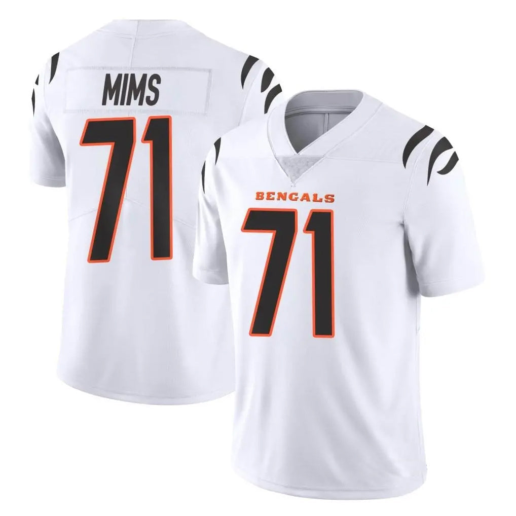 Choea C.Bengals #71 Amarius Mims Player White Vapor Untouchable Limited Home Game Stitched Jerseys