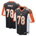 Choea C.Bengals #78 Anthony Munoz Player Black Alternate Home Game Stitched Jerseys