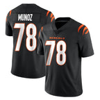 Choea C.Bengals #78 Anthony Munoz Player Black Vapor Untouchable Limited Home Game Stitched Jerseys