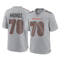 Choea C.Bengals #78 Anthony Munoz Player Gray Atmosphere Fashion Game Stitched Jerseys