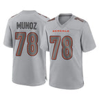 Choea C.Bengals #78 Anthony Munoz Player Gray Atmosphere Fashion Game Stitched Jerseys