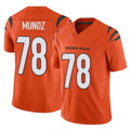 Choea C.Bengals #78 Anthony Munoz Player Orange Vapor F.U.S.E. Limited Home Game Stitched Jerseys