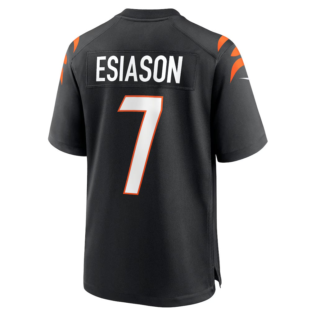 Choea C.Bengals #7 Boomer Esiason Black Retired Player Stitched Jerseys