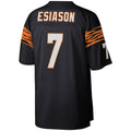 Choea C.Bengals #7 Boomer Esiason Mitchell & Ness Black Legacy Replica Stitched Jerseys