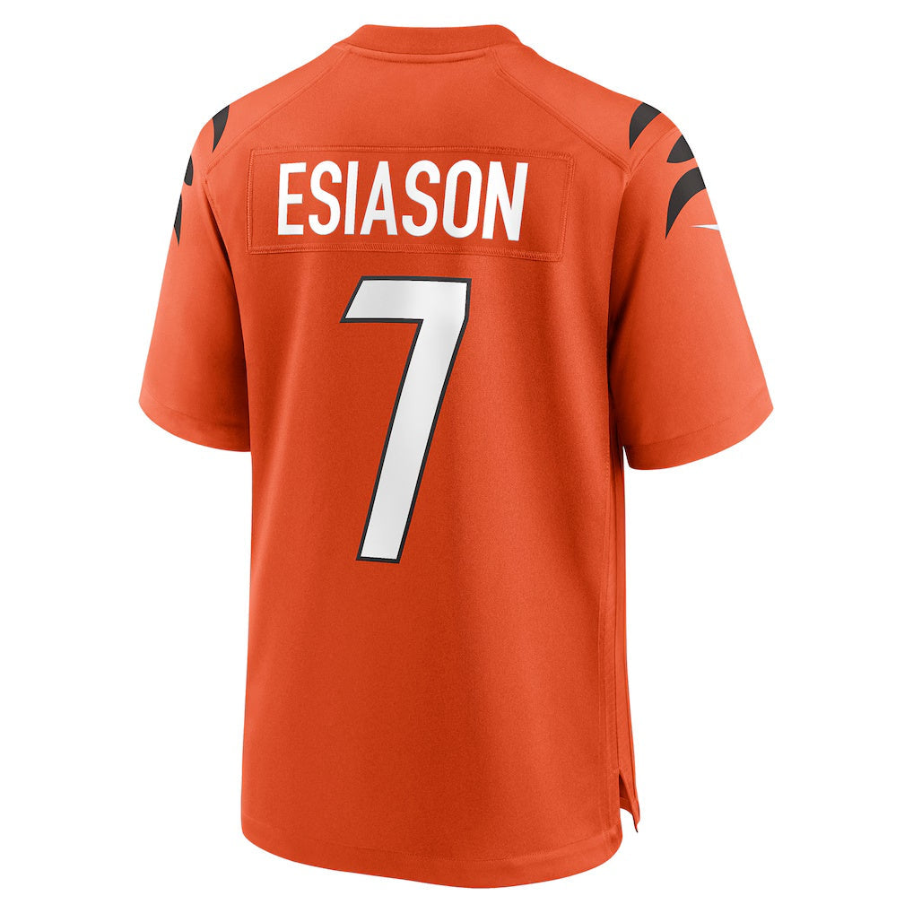 Choea C.Bengals #7 Boomer Esiason Orange Retired Player Alternate Game Stitched Jerseys