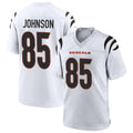 Choea C.Bengals #85 Chad Johnson Player White Home Game Stitched Jerseys