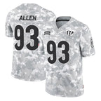 Choea C.Bengals #93 Jonathan Allen Player Arctic Camo Salute to Service Limited Stitched Jerseys