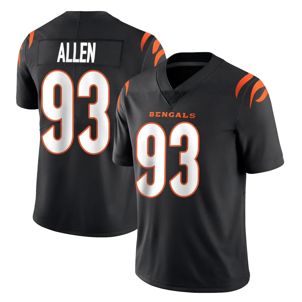 Choea C.Bengals #93 Jonathan Allen Player Black Vapor Untouchable Limited Home Game Stitched Jerseys