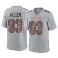 Choea C.Bengals #93 Jonathan Allen Player Gray Atmosphere Fashion Game Stitched Jerseys