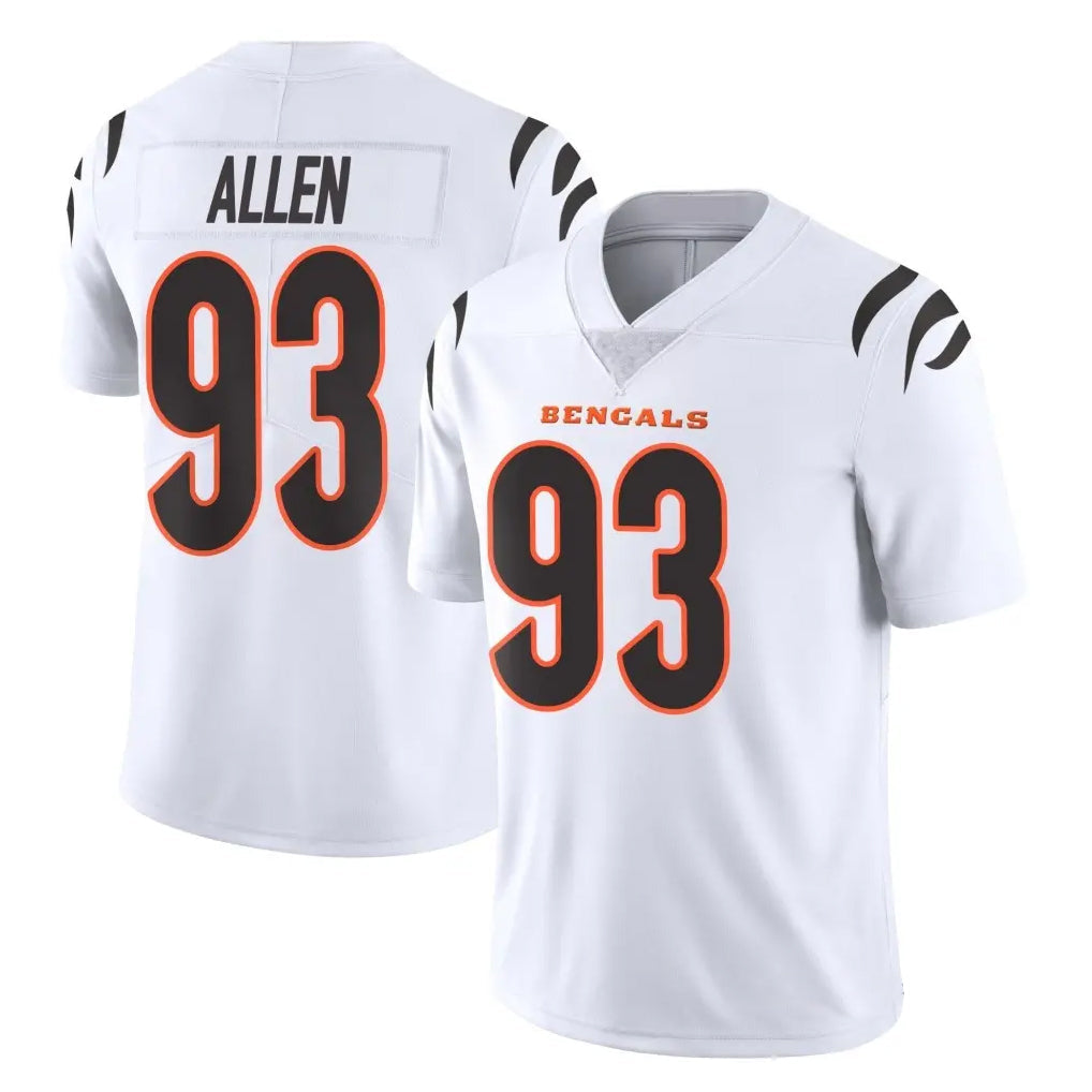 Choea C.Bengals #93 Jonathan Allen Player White Vapor Untouchable Limited Home Game Stitched Jerseys