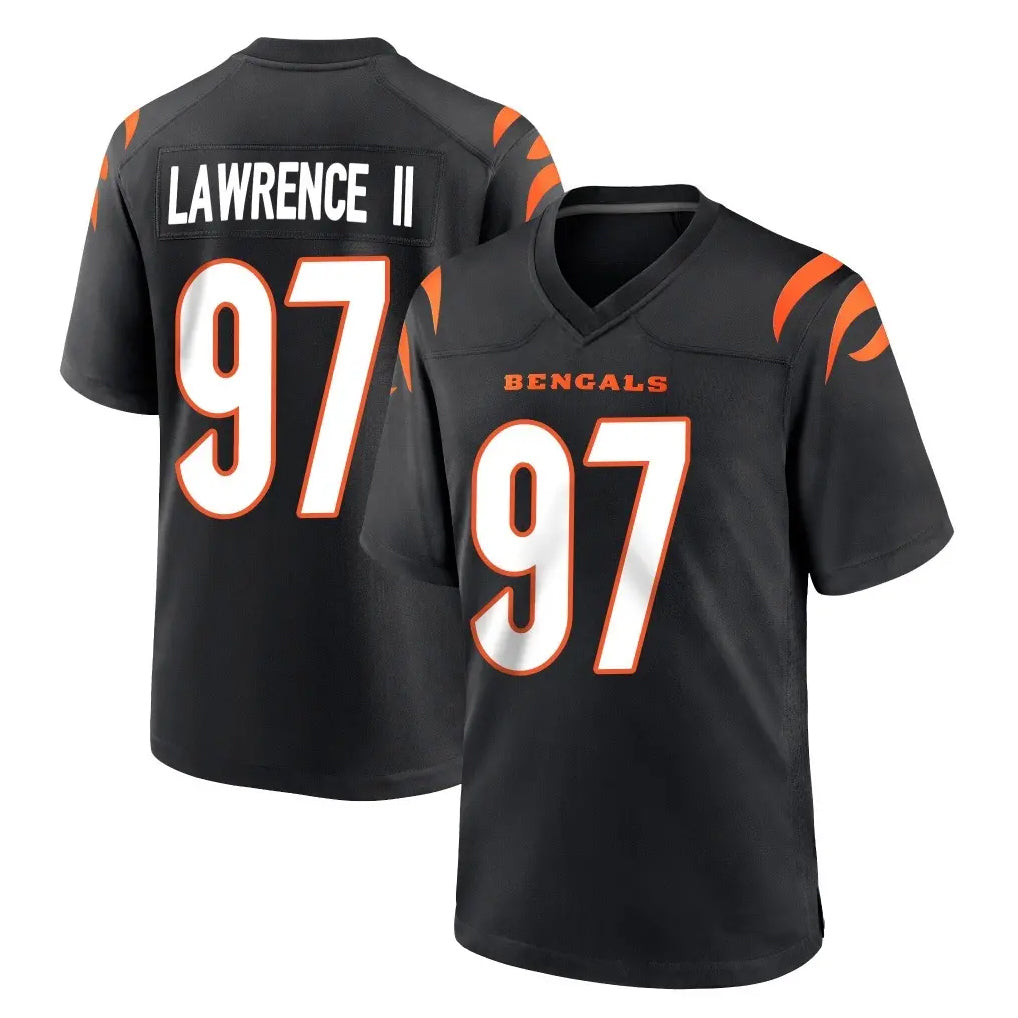 Choea C.Bengals #97 Dexter Lawrence II Player Black Home Game Stitched Jerseys