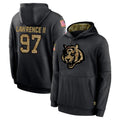 Choea C.Bengals #97 Dexter Lawrence II Player Black Salute to Service Pullover Hoodies Limited Stitched Jerseys