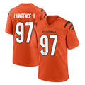 Choea C.Bengals #97 Dexter Lawrence II Player Orange Home Game Stitched Jerseys