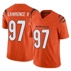 Choea C.Bengals #97 Dexter Lawrence II Player Orange Vapor F.U.S.E. Limited Home Game Stitched Jerseys