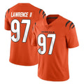 Choea C.Bengals #97 Dexter Lawrence II Player Orange Vapor Untouchable Limited Home Game Stitched Jerseys