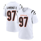Choea C.Bengals #97 Dexter Lawrence II Player White Home Game Stitched Jerseys