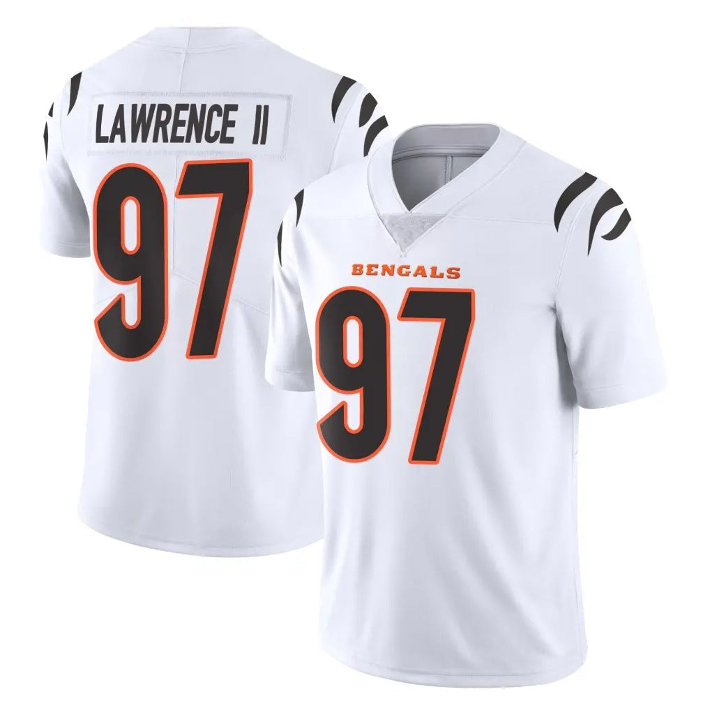Choea C.Bengals #97 Dexter Lawrence II Player White Vapor Untouchable Limited Home Game Stitched Jerseys