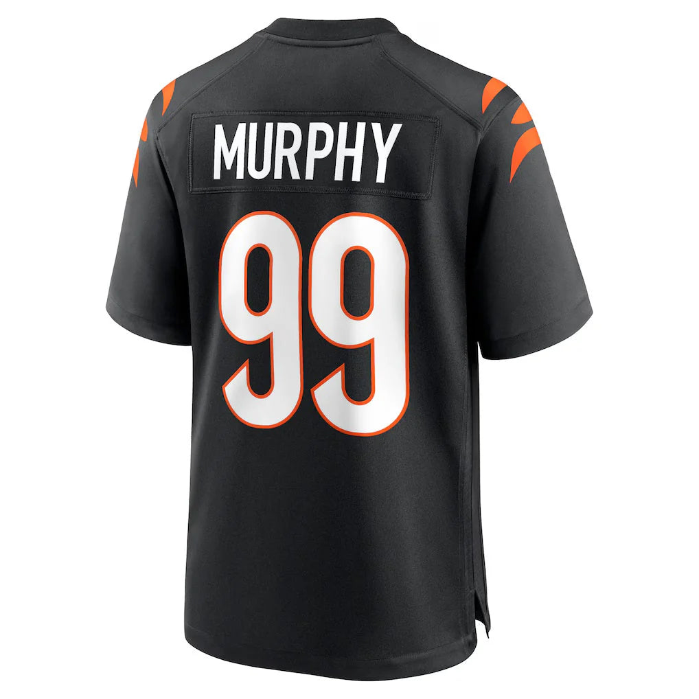 Choea C.Bengals #99 Myles Murphy Player Black Home Game Stitched Jerseys