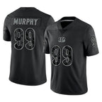 Choea C.Bengals #99 Myles Murphy Player Black Reflective Limited Game Stitched Jerseys
