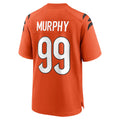 Choea C.Bengals #99 Myles Murphy Player Orange Home Game Stitched Jerseys