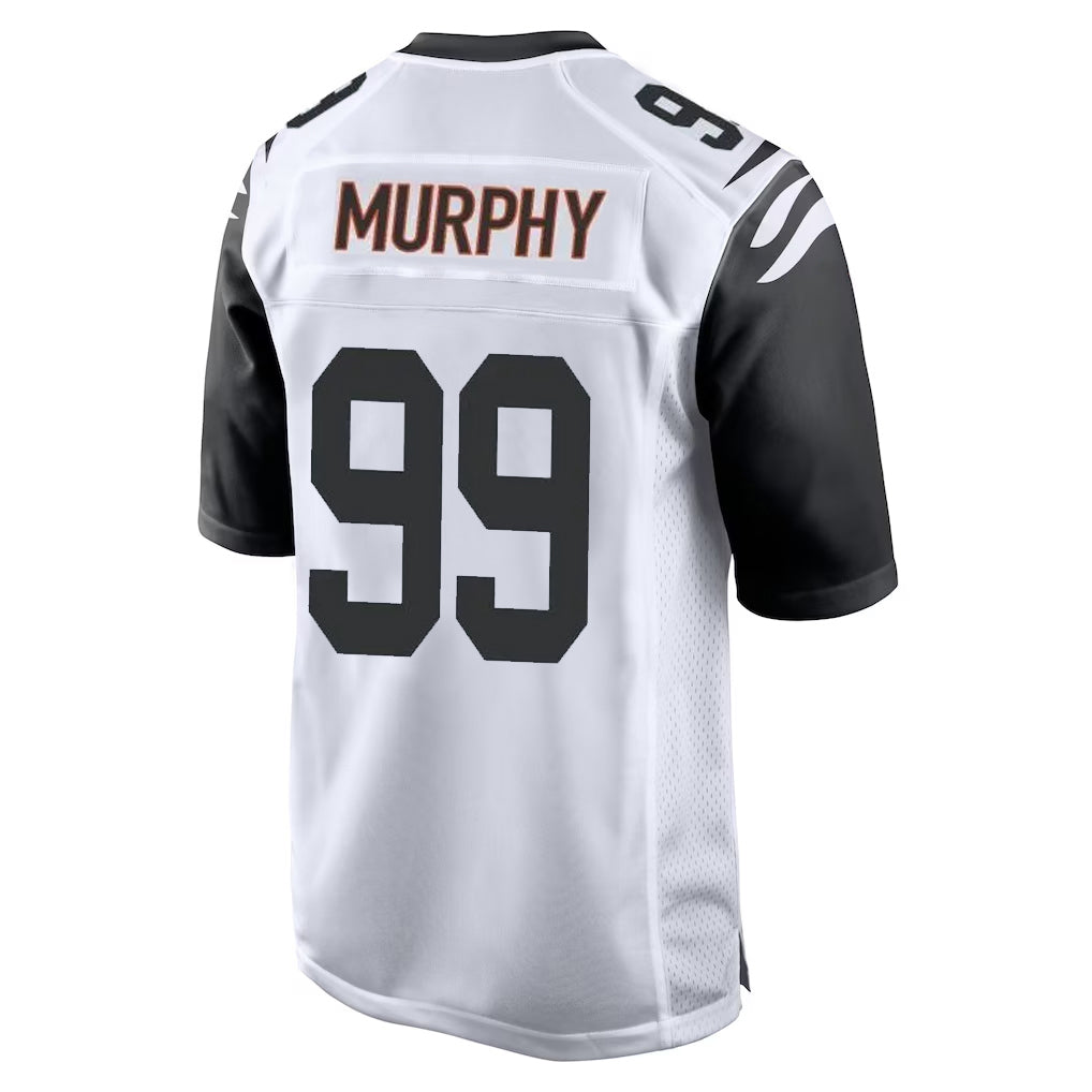 Choea C.Bengals #99 Myles Murphy Player White Alternate Home Game Stitched Jerseys