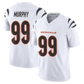 Choea C.Bengals #99 Myles Murphy Player White Vapor F.U.S.E. Limited Home Game Stitched Jerseys