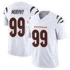 Choea C.Bengals #99 Myles Murphy Player White Vapor F.U.S.E. Limited Home Game Stitched Jerseys