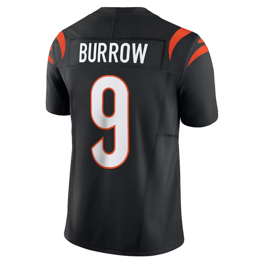 Choea C.Bengals #9 Joe Burrow Player Black Vapor F.U.S.E. Limited Stitched Jerseys