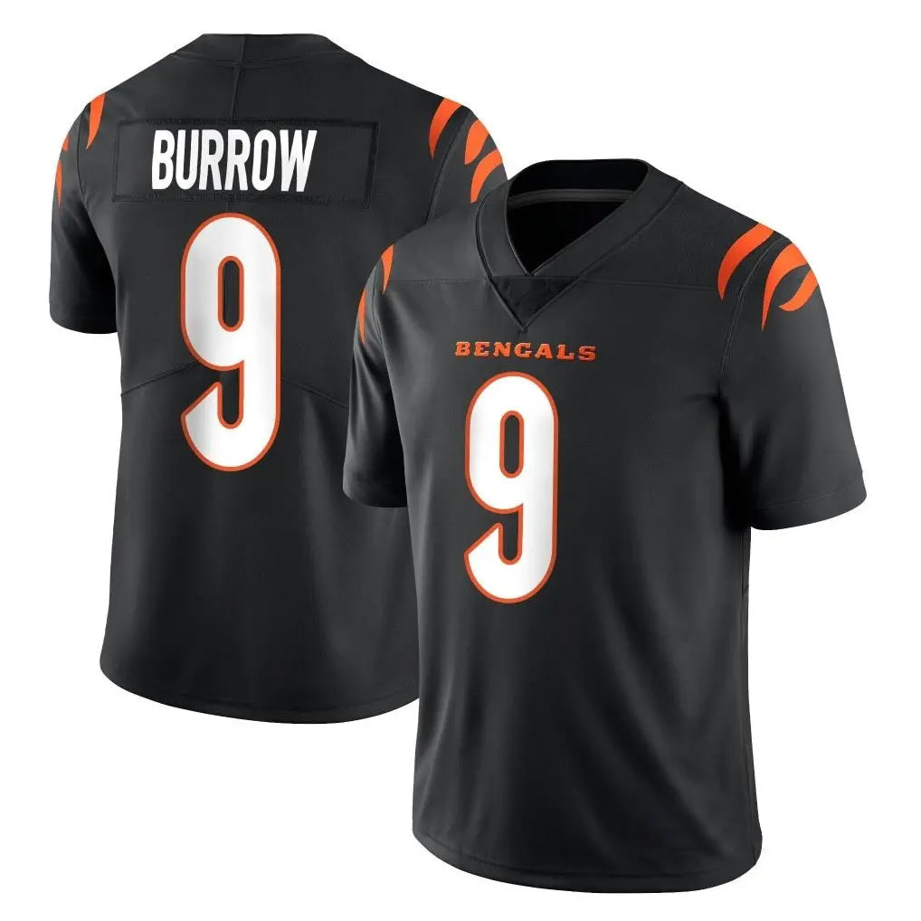 Choea C.Bengals #9 Joe Burrow Player Black Vapor Untouchable Limited Home Game Stitched Jerseys