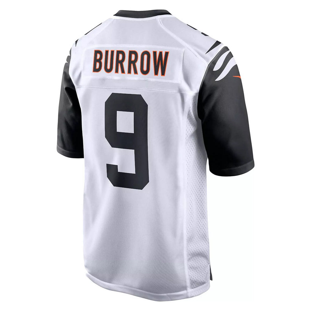 Choea C.Bengals #9 Joe Burrow Player White Alternate Home Game Stitched Jerseys